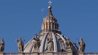 St Peter'S Dome Vatican Rome Domed