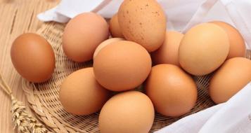 orange raw eggs