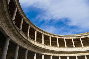 coliseum arena with a view of the sky