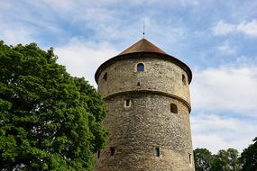 medieval tower in Tallinn, Estonia