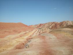 sandy beach in the desert