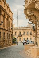 Antique Arabic city street