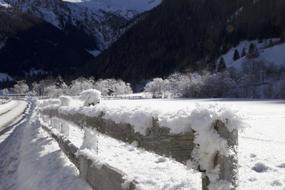 snowy weather landscape