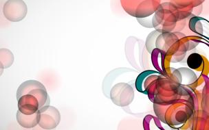 colorful circles at light background