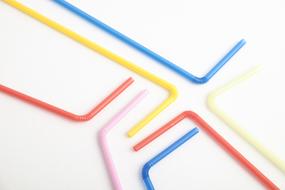 Straw as a Background