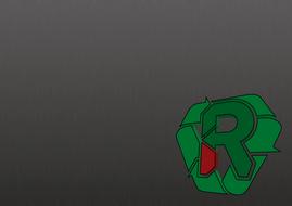 logo recycling background grey drawing