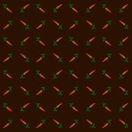carrots, seamless pattern at brown background