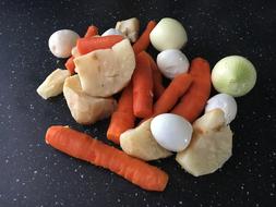 shed carrots and onions
