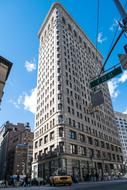 Flatiron Building on street