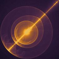 orange and purple light, abstract background