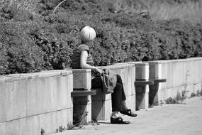 Woman Character Person Black And