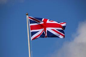 beautiful flag on a tripod