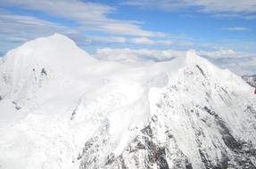 snowy mountain top