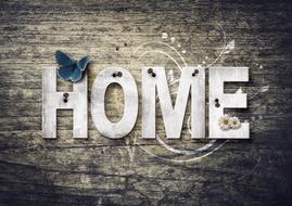 home decoration wood drawing