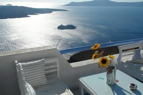 cozy view from the restaurant
