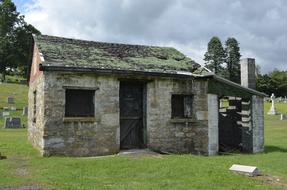 impressively beautiful Old Building on Cemetery