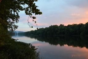 Potomac River at Sunset Landscape