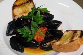 clams and vegetables