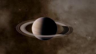 saturn in brown