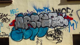 Street Art Graffiti Work Of