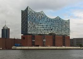 Elbe Philharmonic Hall and river