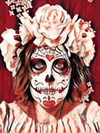 Day Of The Dead Skeleton Sugar art