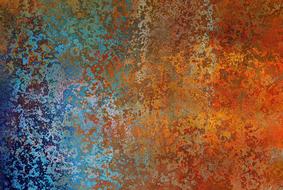 Background Texture Rust orange bliu