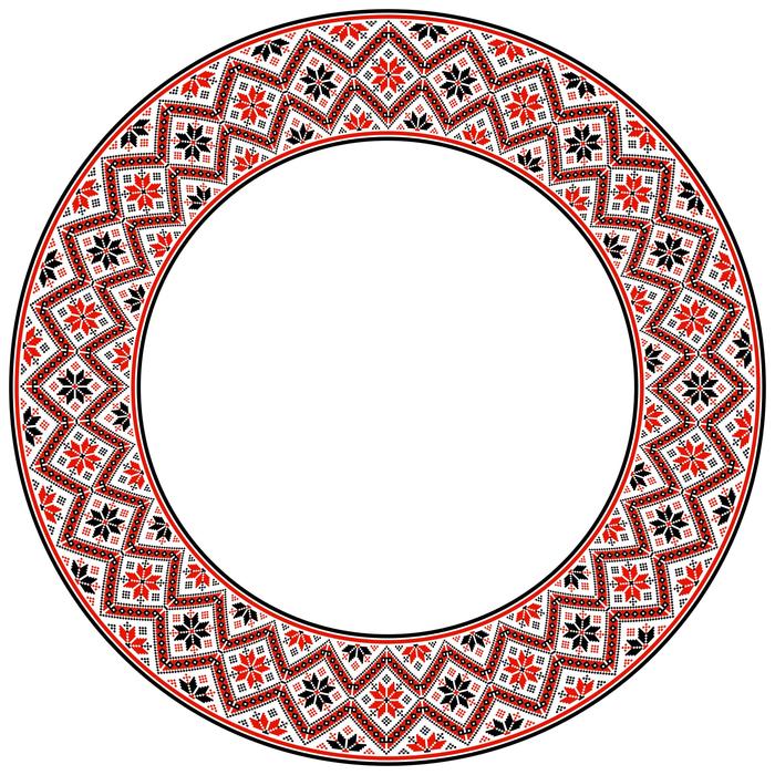 red circle pattern