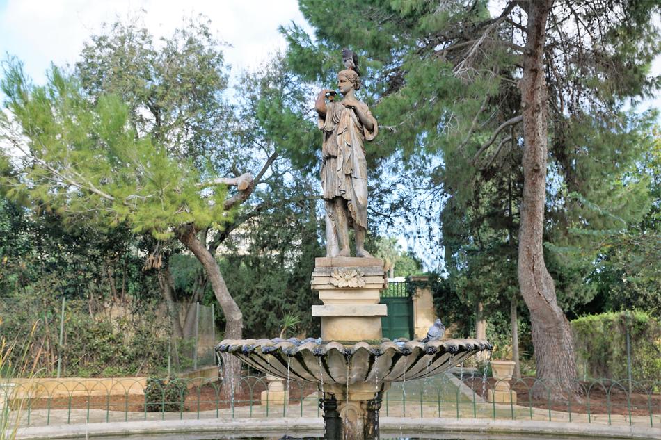 Fountain Sculpture Woman