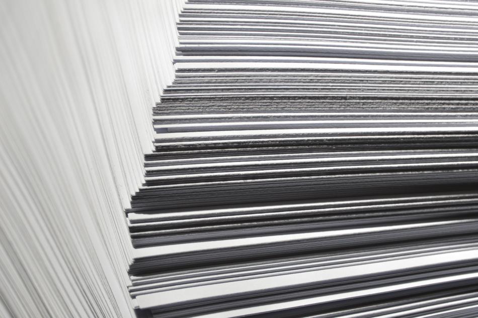 a stack of A4 white paper