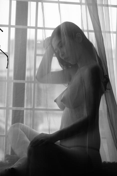 Blinds Black And White Window