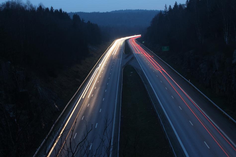 Traffic Night Evening
