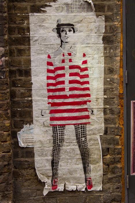 graffiti dress wall