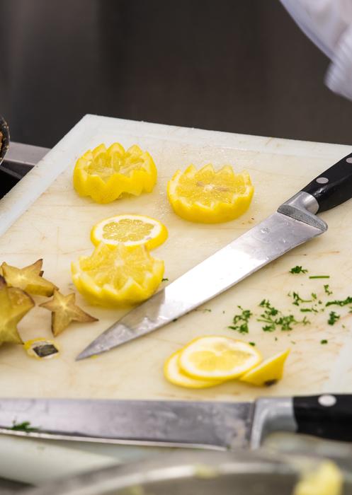 sliced lemon is delicious