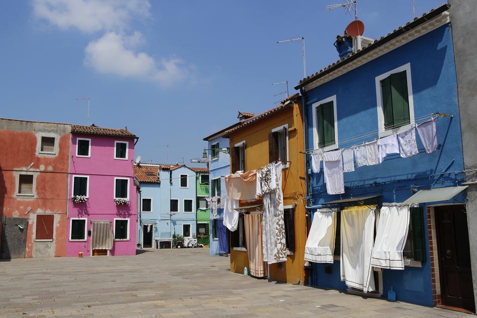 Burano Italy Houses