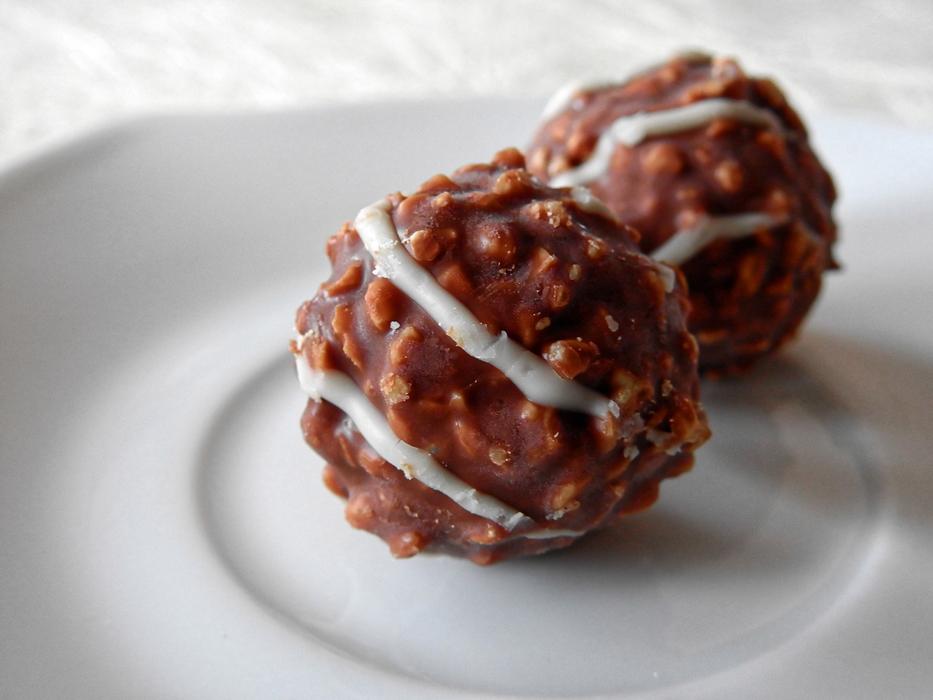 sweet candies with nuts