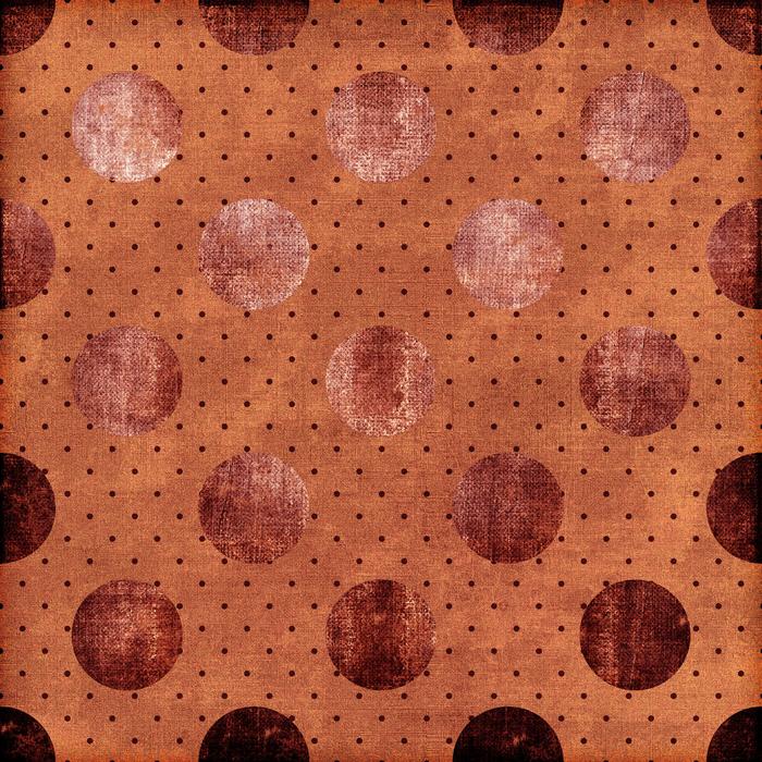 brown fabric holes circle