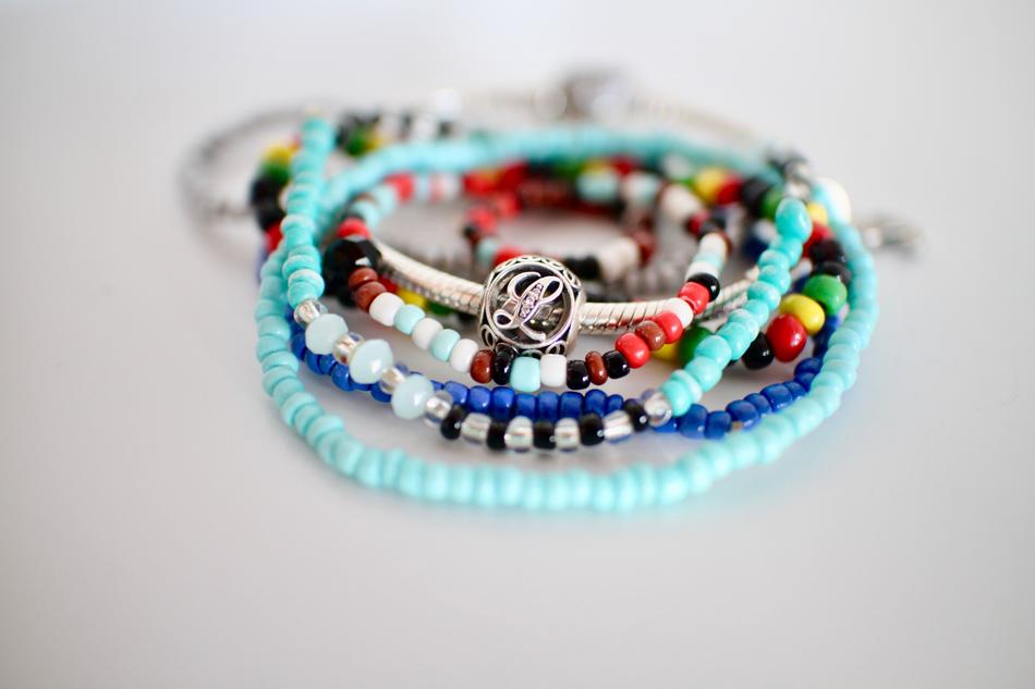 Beads Bracelets Letter