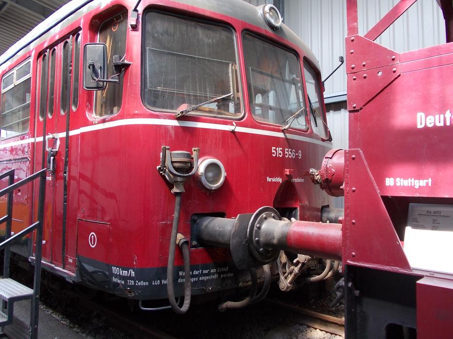 Railway Train Red Dampflokomitive