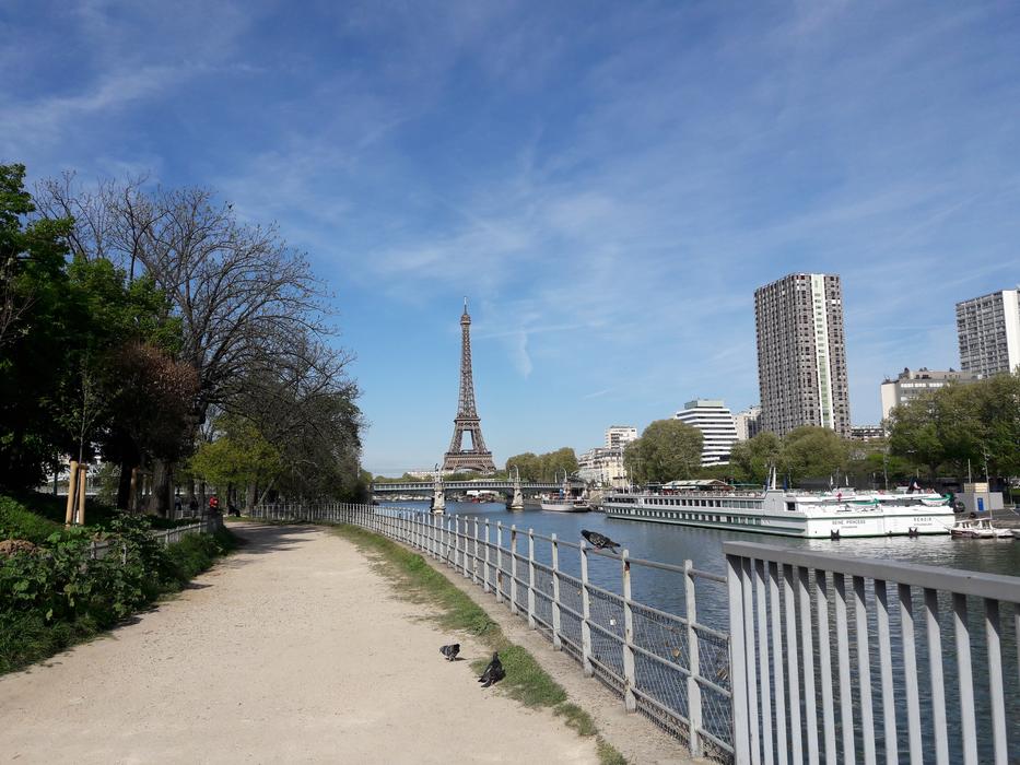 view from the road to the tower