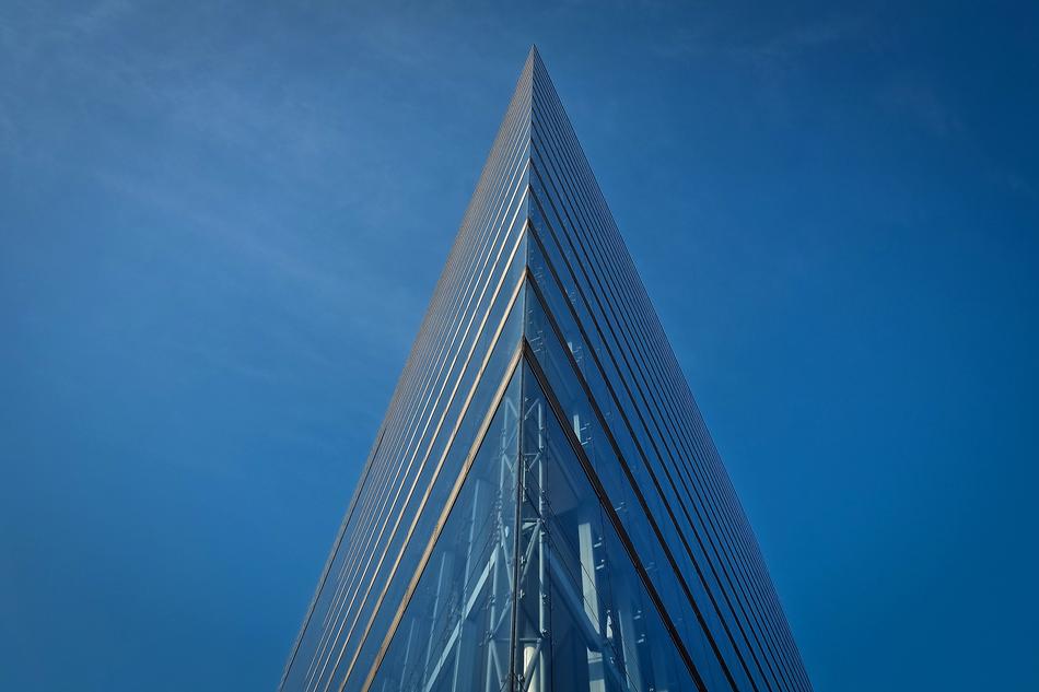 absolutely beautiful Skyscraper Glass blue, dusseldorf