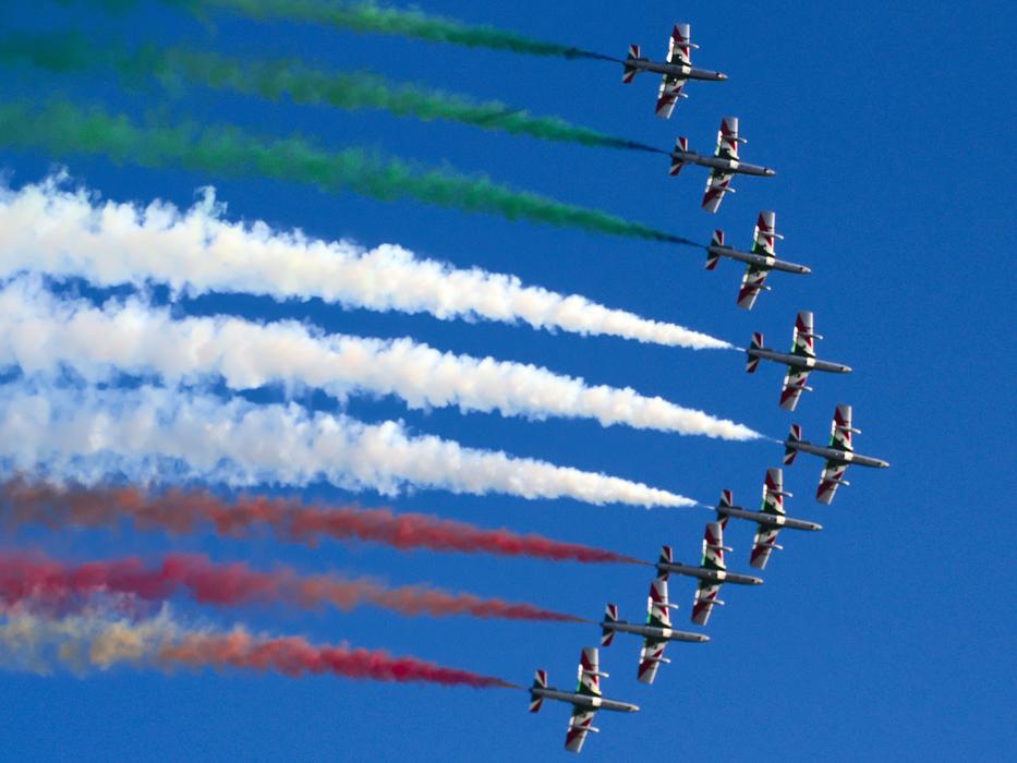 the airplane festival is beautiful.