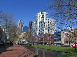 Rotterdam, Cityscape, river