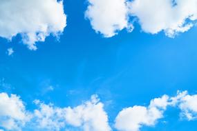 Sky Clouds Blue white image