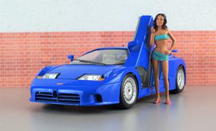 Model Car Bugatti