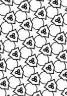 drawing hand design pattern