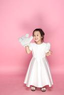 girl Child in white dress