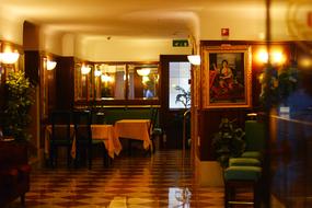 beautiful restaurant interior