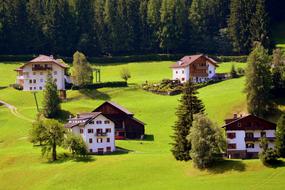 perfect landscape of House Prato on Mountain