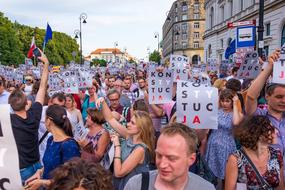 Poland Demonstration Protest people